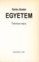 Egyetem